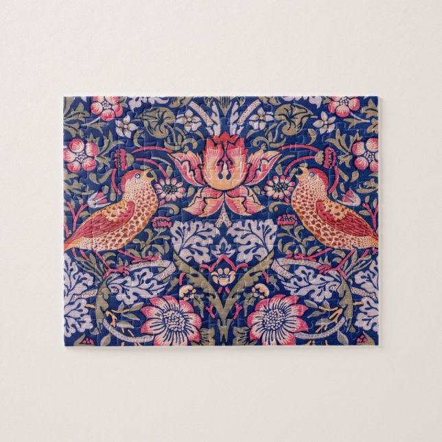 Strawberry Thief by William Morris Jigsaw Puzzle (Horizontal)
