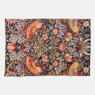 Strawberry Thief by William Morris Kitchen Towel