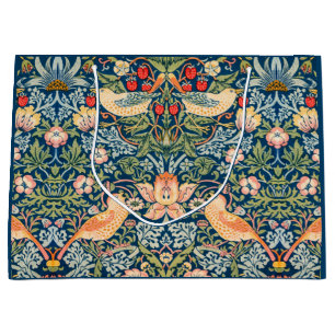 Strawberry Thief (by William Morris) Large Gift Bag