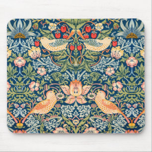 Strawberry Thief (by William Morris) Mouse Pad