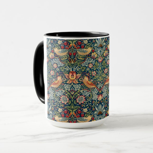 Strawberry Thief by William Morris Mug (Front Left)