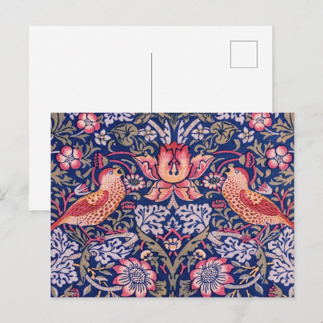 Strawberry Thief by William Morris Postcard (Front/Back)