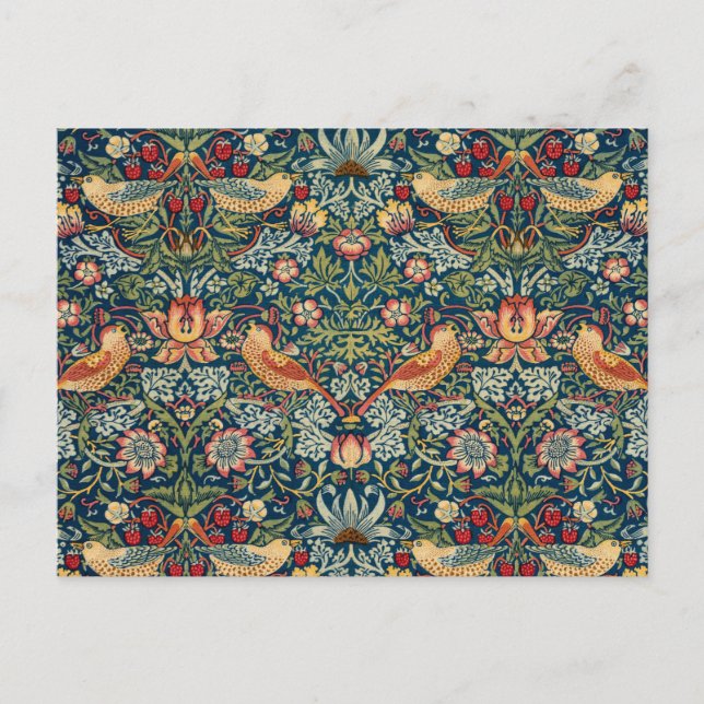 Strawberry Thief by William Morris Postcard (Front)