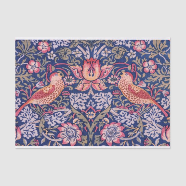 Strawberry Thief by William Morris Tissue Paper (Front)