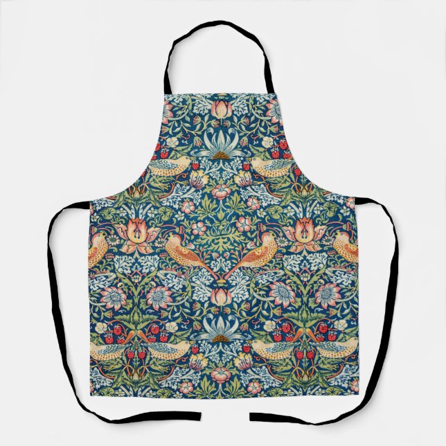 Strawberry thief - Design of William Morris Apron (Front)