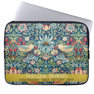 Strawberry thief - Design of William Morris Laptop Sleeve