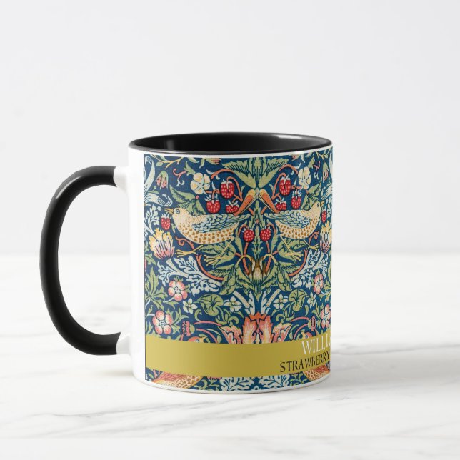 Strawberry thief - Design of William Morris Mug (Left)