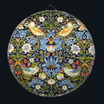 Strawberry Thief, famous pattern, Dartboard<br><div class="desc">William Morris: Strawberry Thief,  popular vintage design.</div>