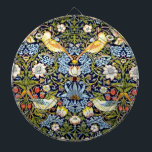 Strawberry Thief, famous pattern, Dartboard<br><div class="desc">William Morris: Strawberry Thief,  popular vintage design.</div>