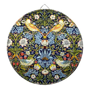 Strawberry Thief, famous pattern, Dartboard