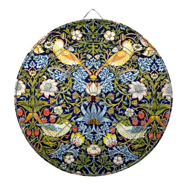 Strawberry Thief, famous pattern, Dartboard (Front)