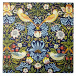 Strawberry Thief, famous pattern, Tile<br><div class="desc">William Morris: Strawberry Thief, popular vintage design.</div>