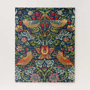 Strawberry Thief, Infinity Dots by After Morris Jigsaw Puzzle