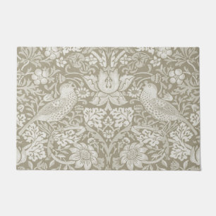 Strawberry Thief Ivory, William Morris Doormat