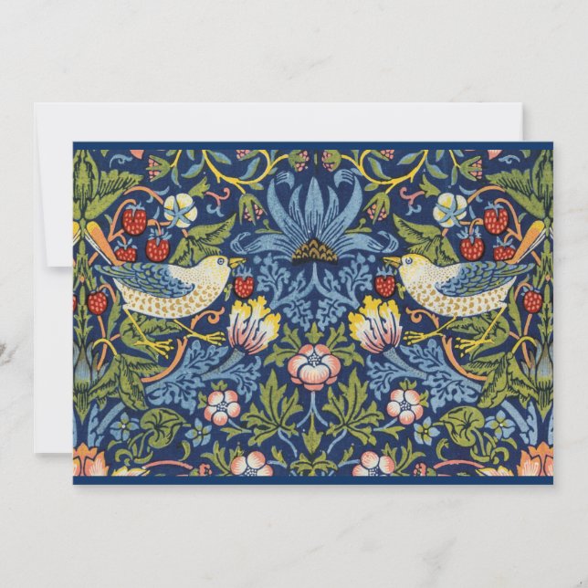 Strawberry Thief Note Card (Front)