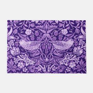 Strawberry Thief Purple, William Morris Doormat