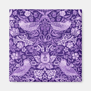 Strawberry Thief Purple, William Morris Magnet