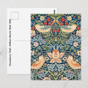 Strawberry Thief, William Morris 1834-1896 - Postcard