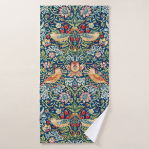Strawberry Thief, William Morris Bath Towel