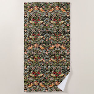 Strawberry Thief William Morris Beach Towel