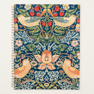 Strawberry Thief William Morris Colourful Planner