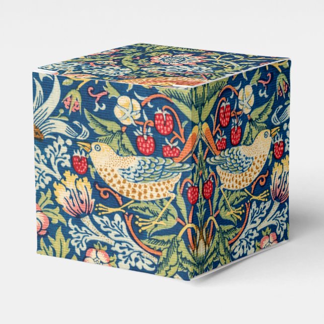 Strawberry Thief, William Morris Favor Box (Front Side)