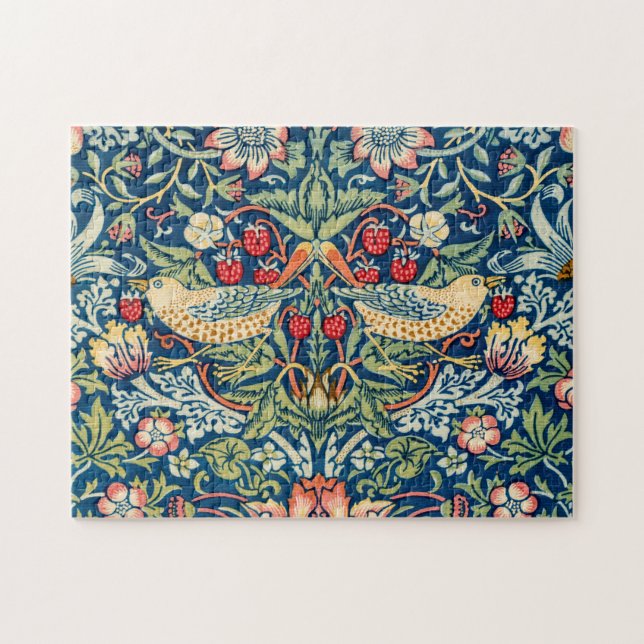 Strawberry Thief, William Morris Jigsaw Puzzle (Horizontal)