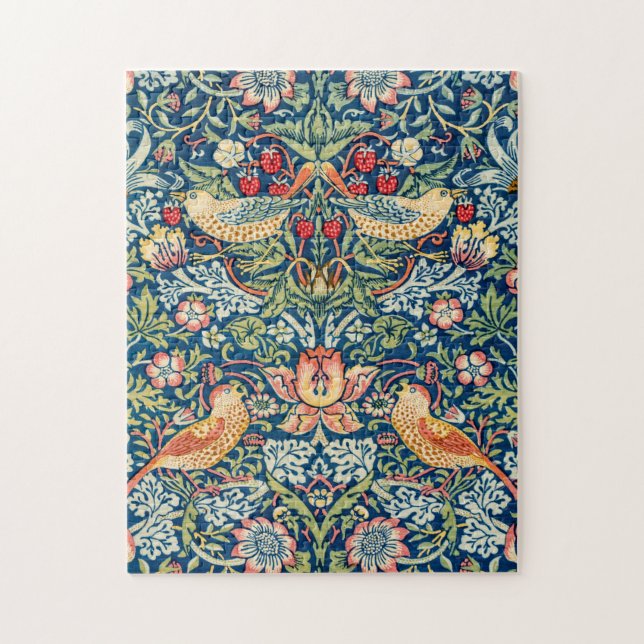 Strawberry Thief, William Morris Jigsaw Puzzle (Vertical)