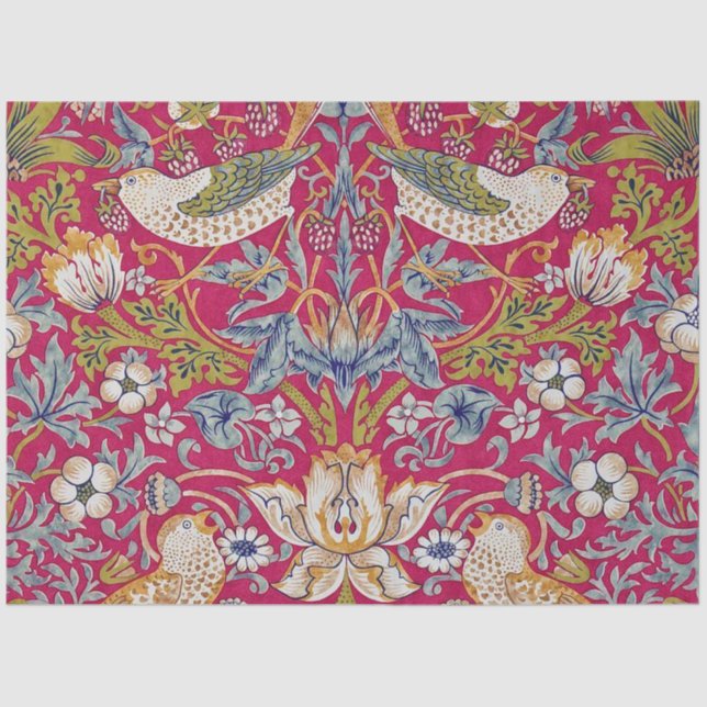 Strawberry Thief, William Morris Tissue Paper (Front)