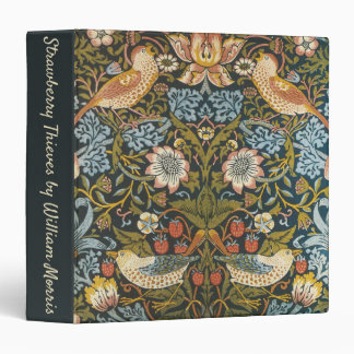 Strawberry Thieves by William Morris, Vintage Art Binder