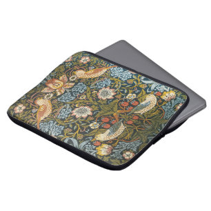 Strawberry Thieves by William Morris, Vintage Art Laptop Sleeve