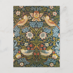 Strawberry Thieves by William Morris, Vintage Art Postcard