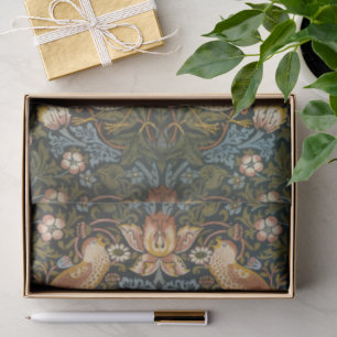 Strawberry Thieves by William Morris, Vintage Art Tissue Paper