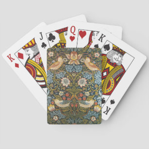 Strawberry Thieves William Morris Antique Pattern Playing Cards