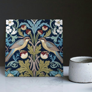 Strawberry Thieves William Morris Art Nouveau Cera Tile