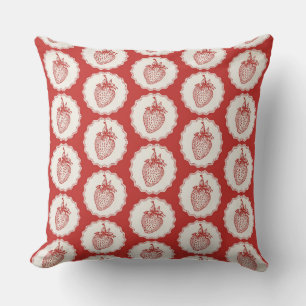 Strawberry Throw Pillow