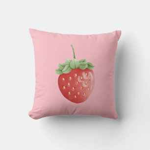 Strawberry Throw Pillow