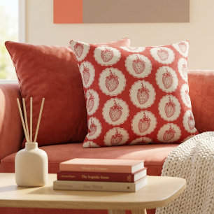 Strawberry Throw Pillow