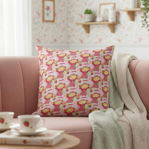 Strawberry Throw Pillow