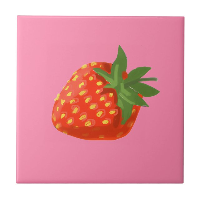 Strawberry Tile (Front)