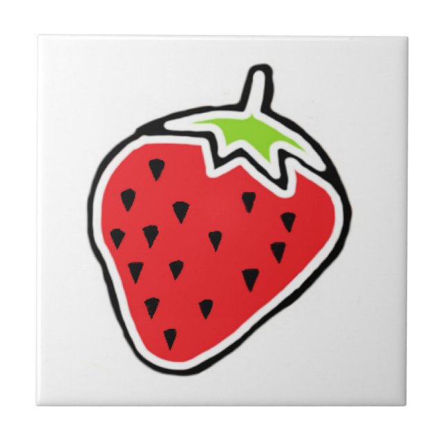 Strawberry Tile (Front)