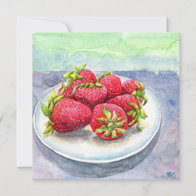 Strawberry Time Card (Front)