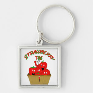 Strawberry Time! Keychain