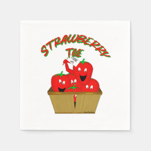 Strawberry Time! Napkin