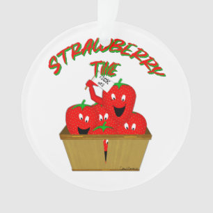 Strawberry Time! Ornament