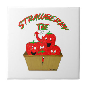 Strawberry Time! Tile