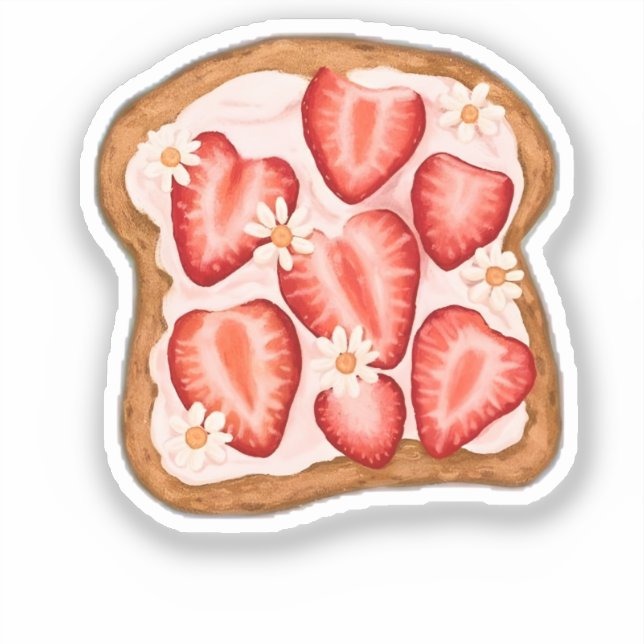 Strawberry Toast Floral (Front)