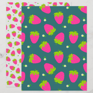 Strawberry Turquoise Blue