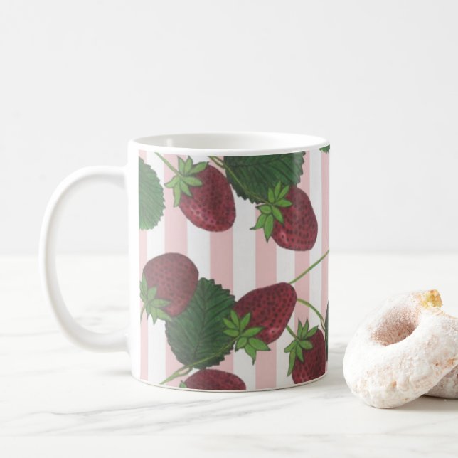 Strawberry Vine Mug (With Donut)