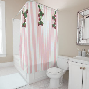 Strawberry Vine Shower Curtain
